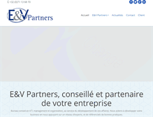 Tablet Screenshot of ev-partners.com